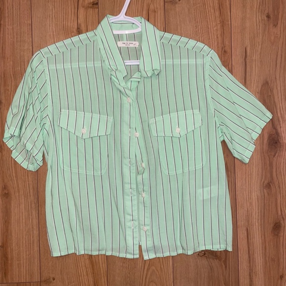 rag & bone - Joon Striped Shirt  NWOT - Picture 3 of 11